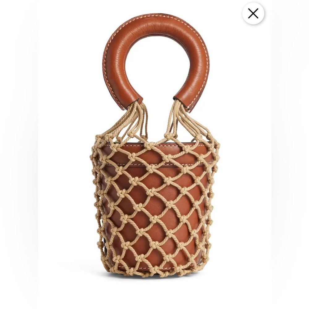 STAUD Moreau Leather Bucket Bag